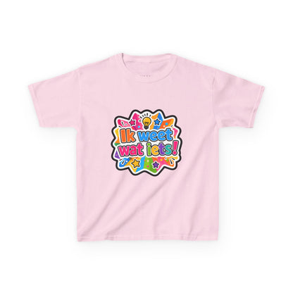 'Ik weet wat iets!' - Prikkels kids t-shirt
