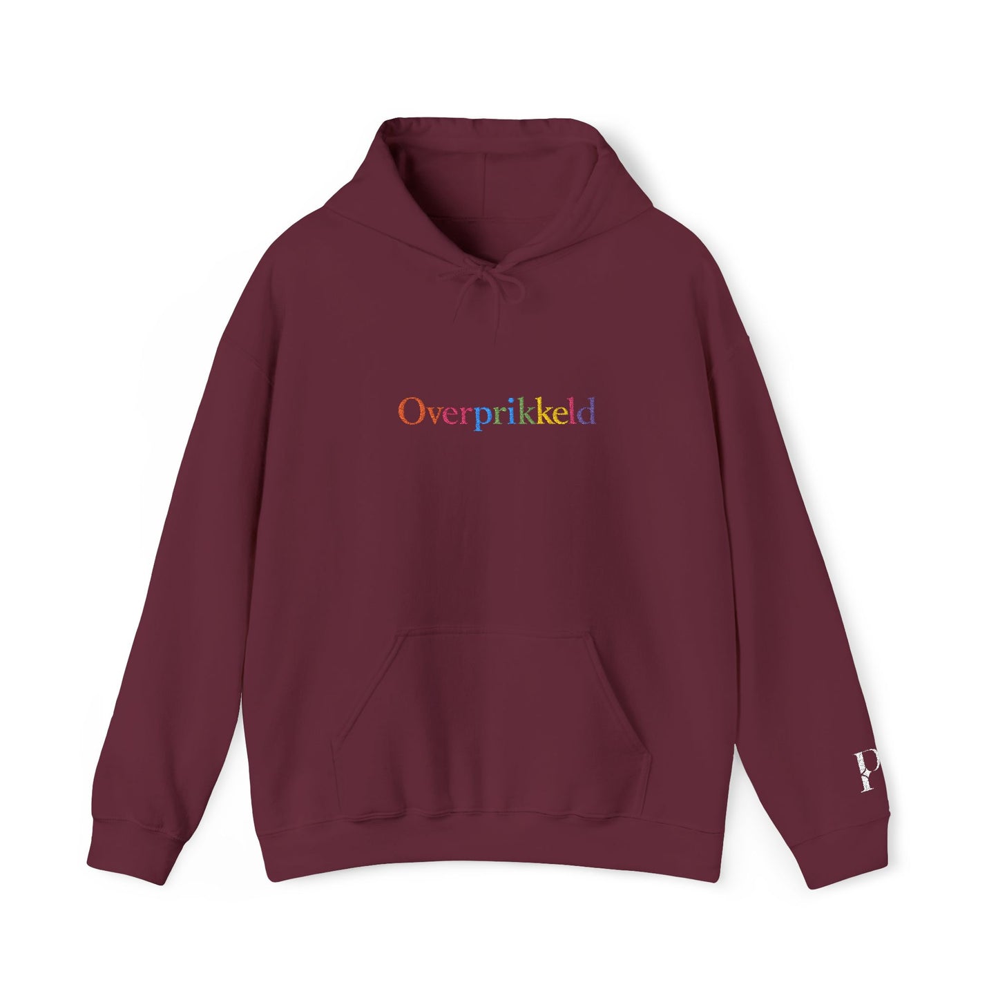 'Overprikkeld' - Prikkels Embroidery Hoodie