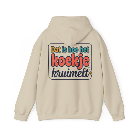 'Dat is hoe het koekje kruimelt' — Prikkels Hoodie