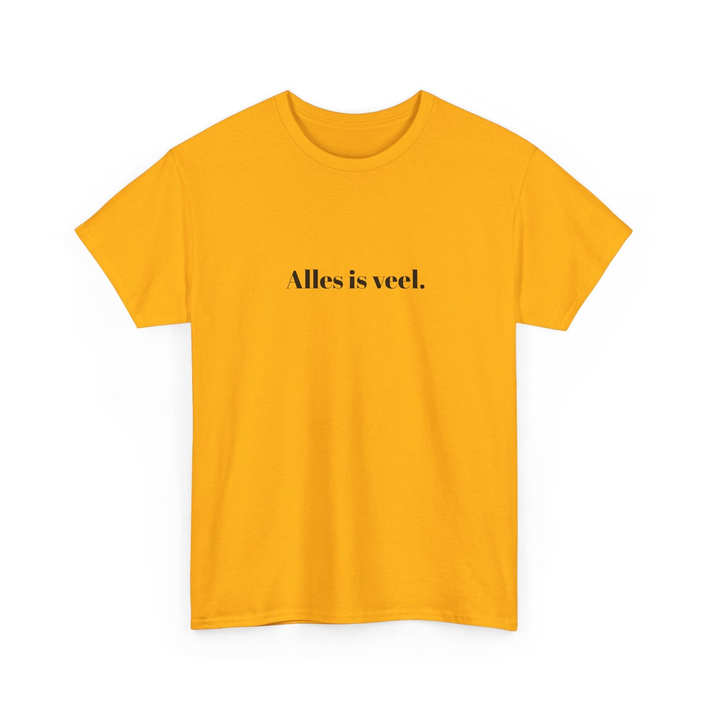 Alles is veel.
