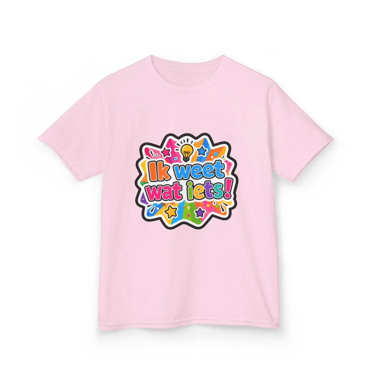'Ik weet wat iets!' - Prikkels kids t-shirt