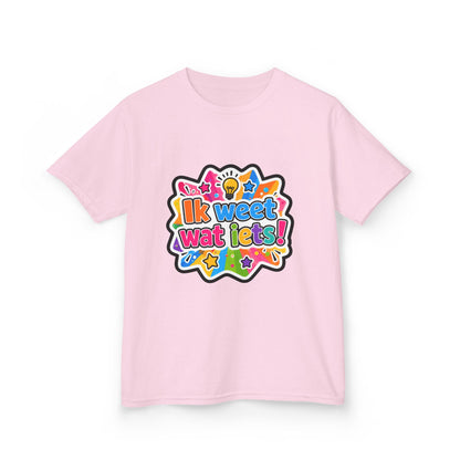 'Ik weet wat iets!' - Prikkels kids t-shirt