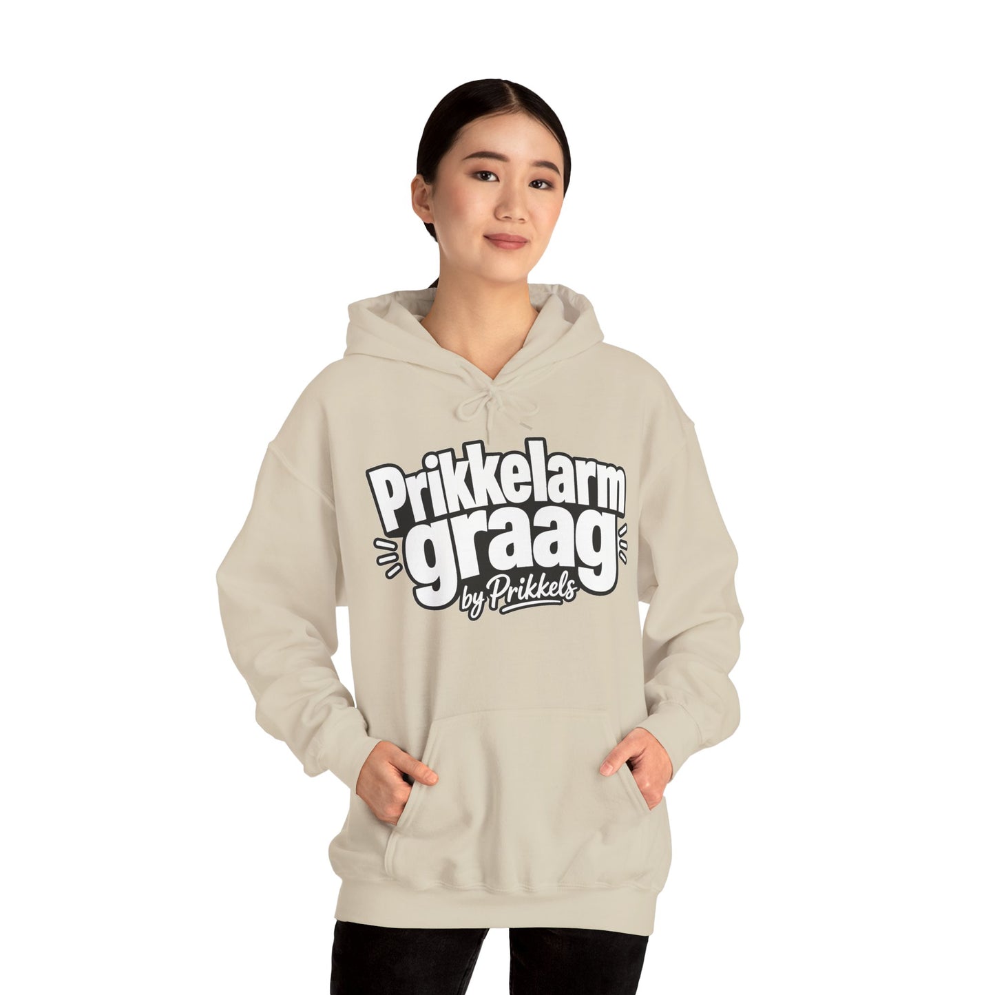 'Prikkelarm graag' — Prikkels Hoodie