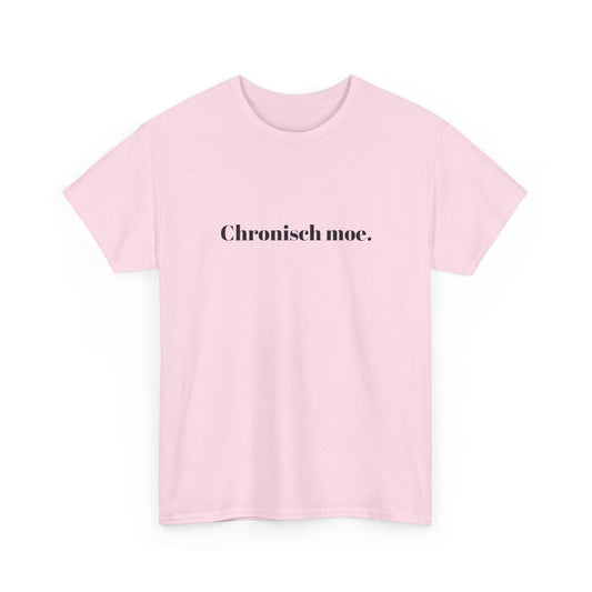 Chronisch moe.