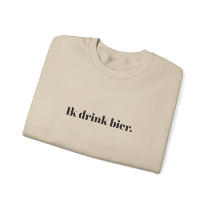 Ik drink bier.