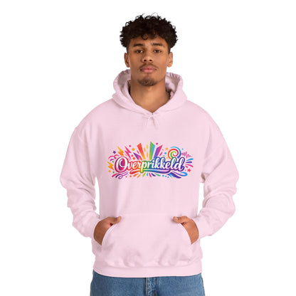 'Overprikkeld voorkant' — Prikkels Hoodie