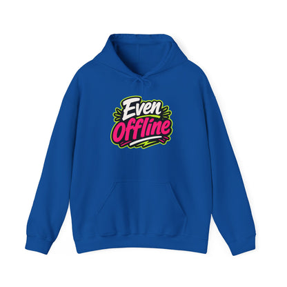 'Even offline' — Prikkels Hoodie