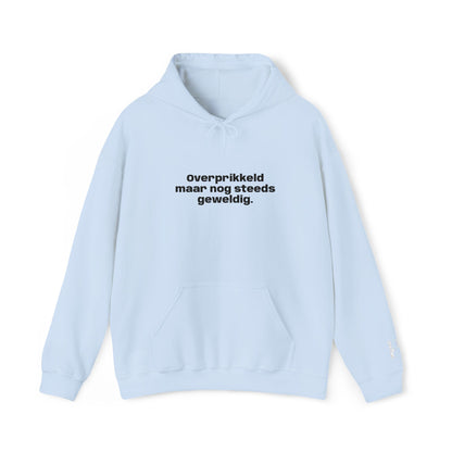 'Overprikkeld maar nog steeds geweldig' - Prikkels Embroidery Hoodie