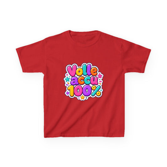 'Volle accu' - Prikkels kids t-shirt