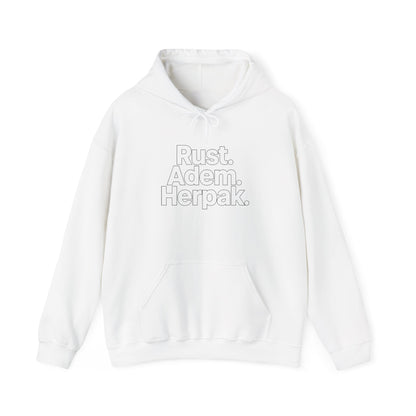 'Rust.Adem.Herpak.' — Prikkels Hoodie