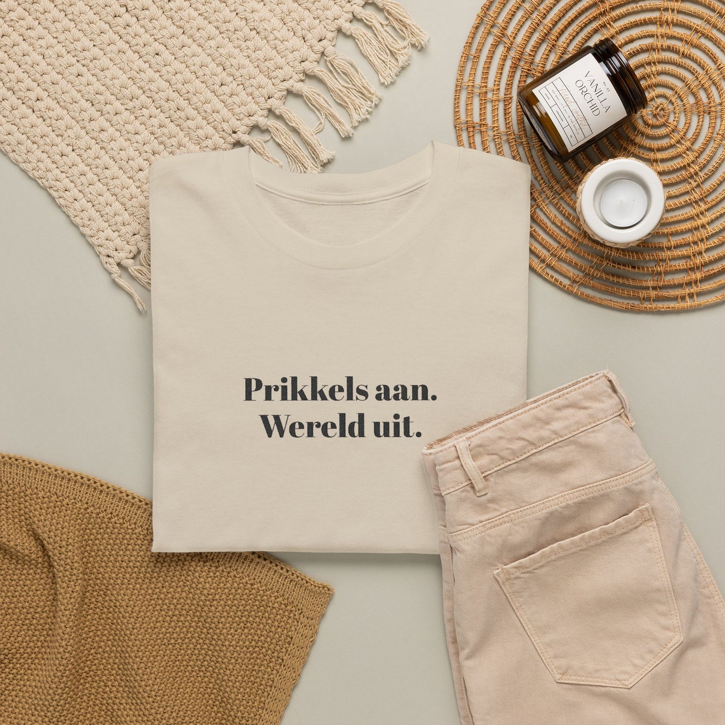 Prikkels aan. Wereld uit. - T‑Shirt
