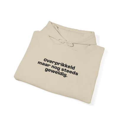 'Overprikkeld maar nog steeds geweldig' - Prikkels Embroidery Hoodie