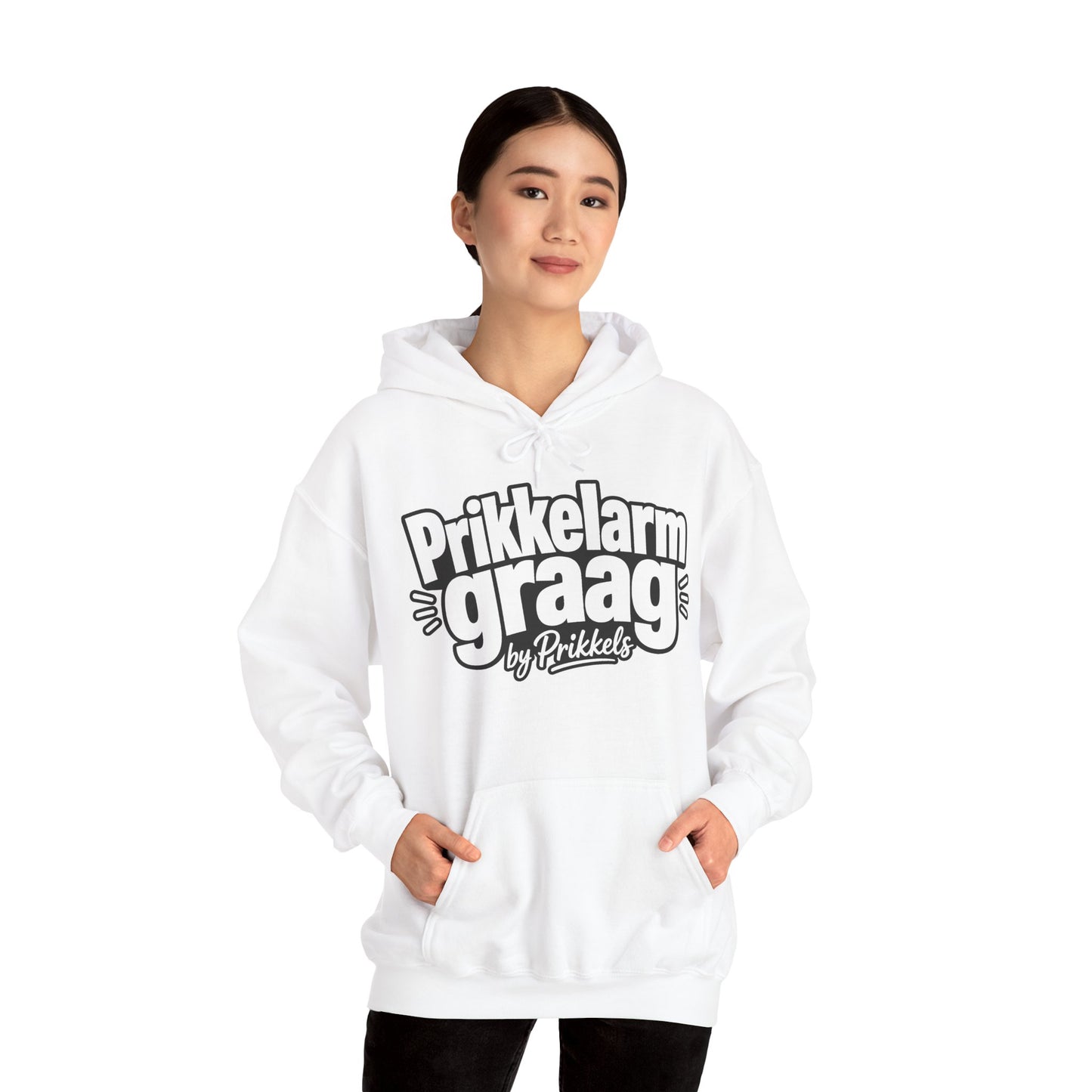 'Prikkelarm graag' — Prikkels Hoodie