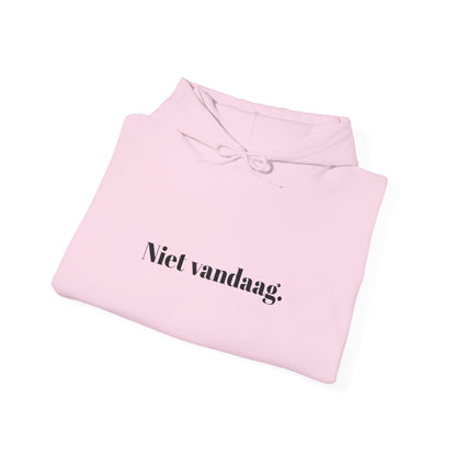 Niet vandaag.