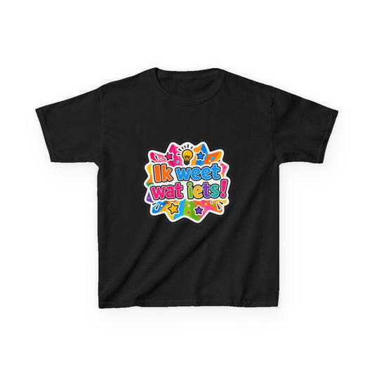 'Ik weet wat iets!' - Prikkels kids t-shirt