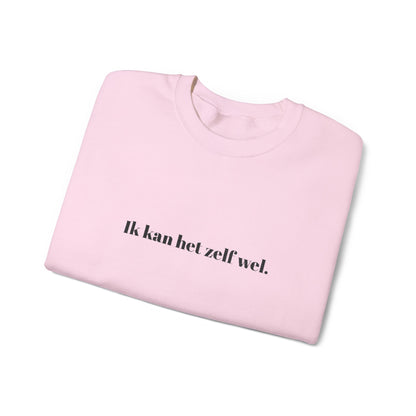 'Ik kan het zelf wel.' - Prikkels trui