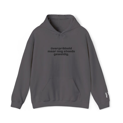 'Overprikkeld maar nog steeds geweldig' - Prikkels Embroidery Hoodie