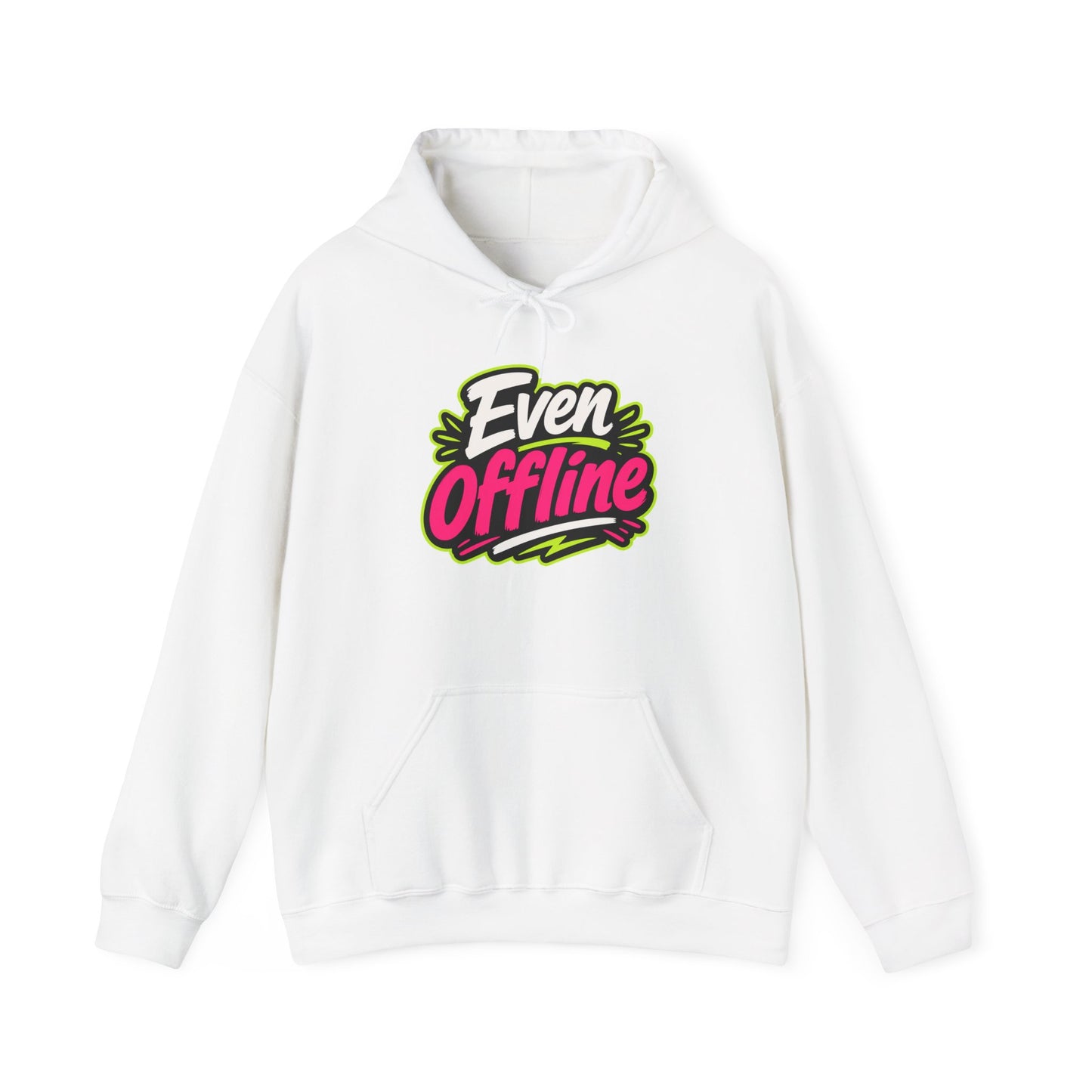 'Even offline' — Prikkels Hoodie