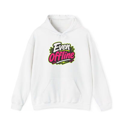 'Even offline' — Prikkels Hoodie