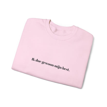 'Ik doe gewoon mijn best' - Prikkels trui