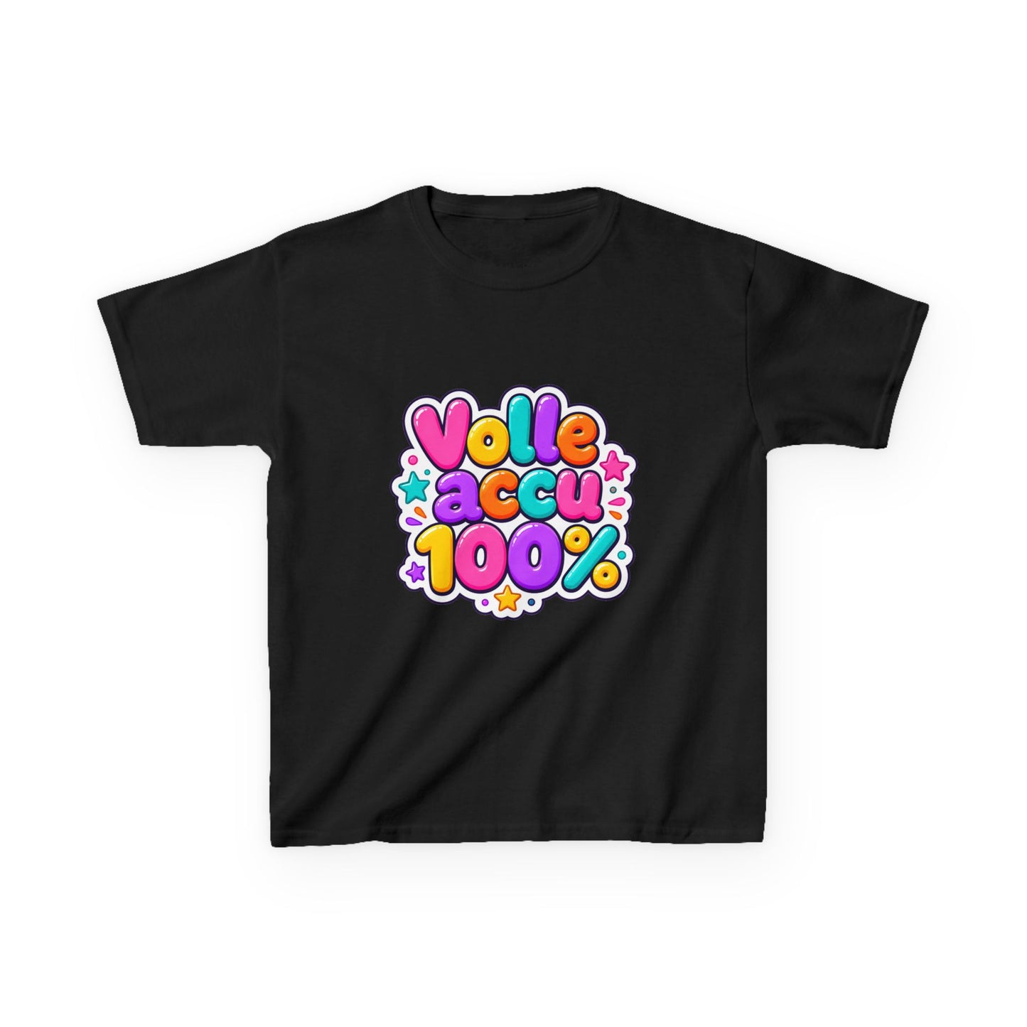 'Volle accu' - Prikkels kids t-shirt