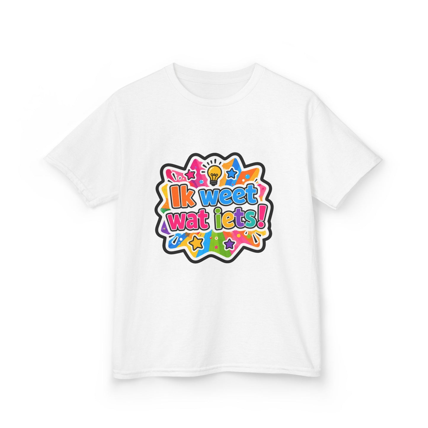'Ik weet wat iets!' - Prikkels kids t-shirt