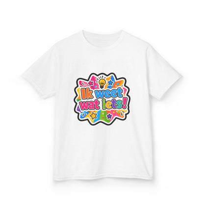 'Ik weet wat iets!' - Prikkels kids t-shirt