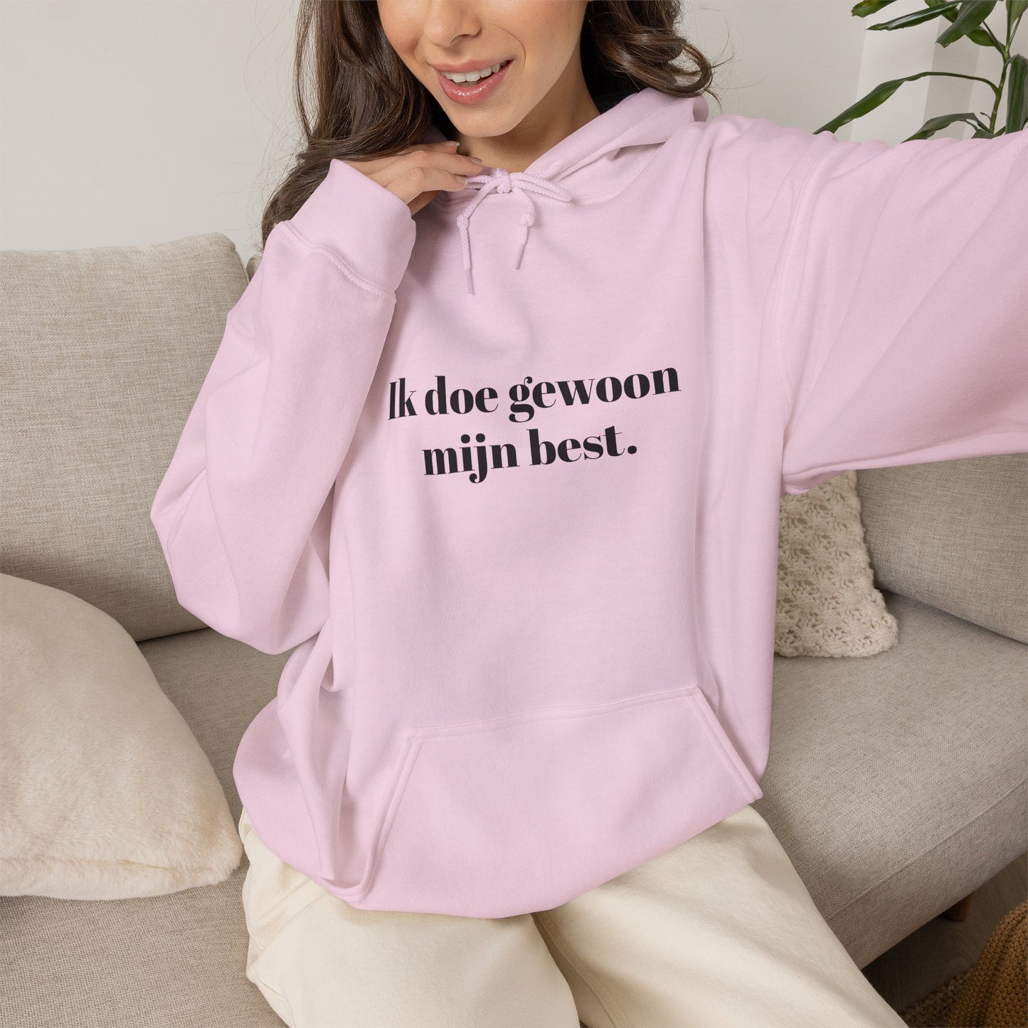 Ik doe gewoon  mijn best.