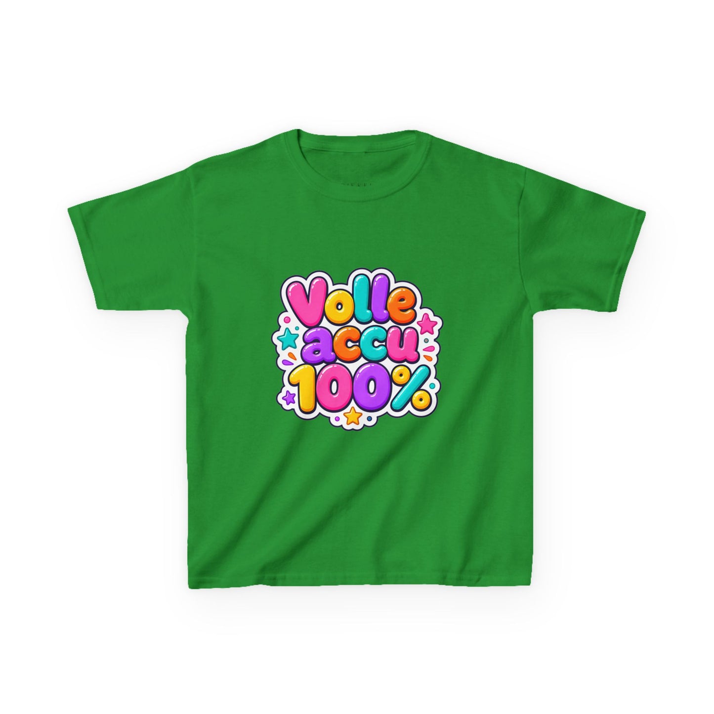 'Volle accu' - Prikkels kids t-shirt