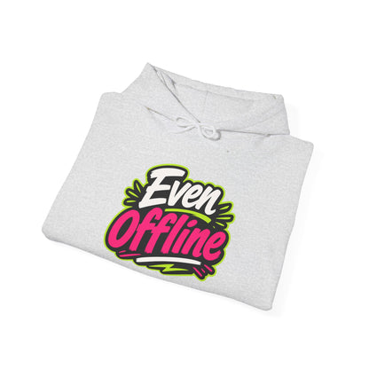 'Even offline' — Prikkels Hoodie