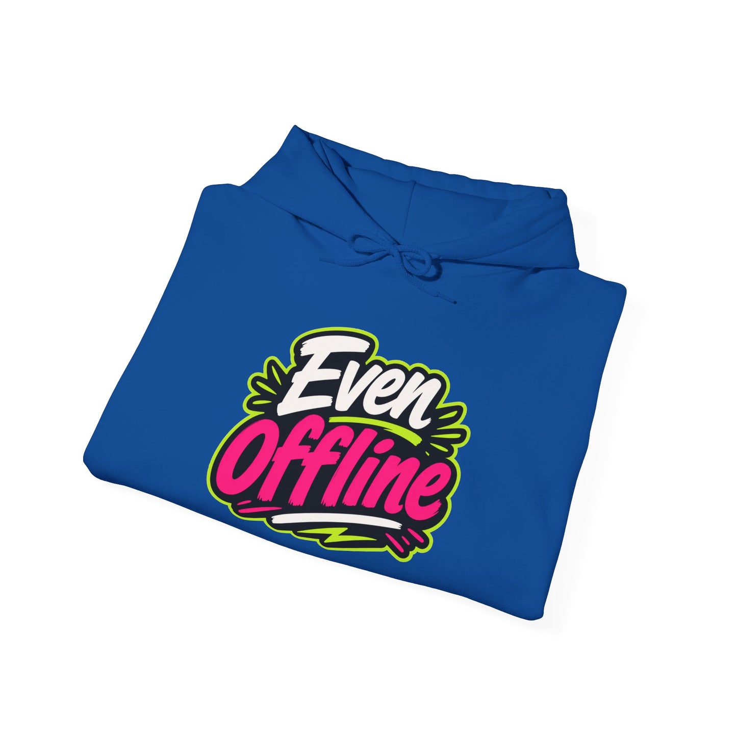 'Even offline' — Prikkels Hoodie