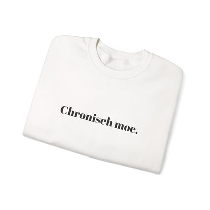 Chronisch moe.
