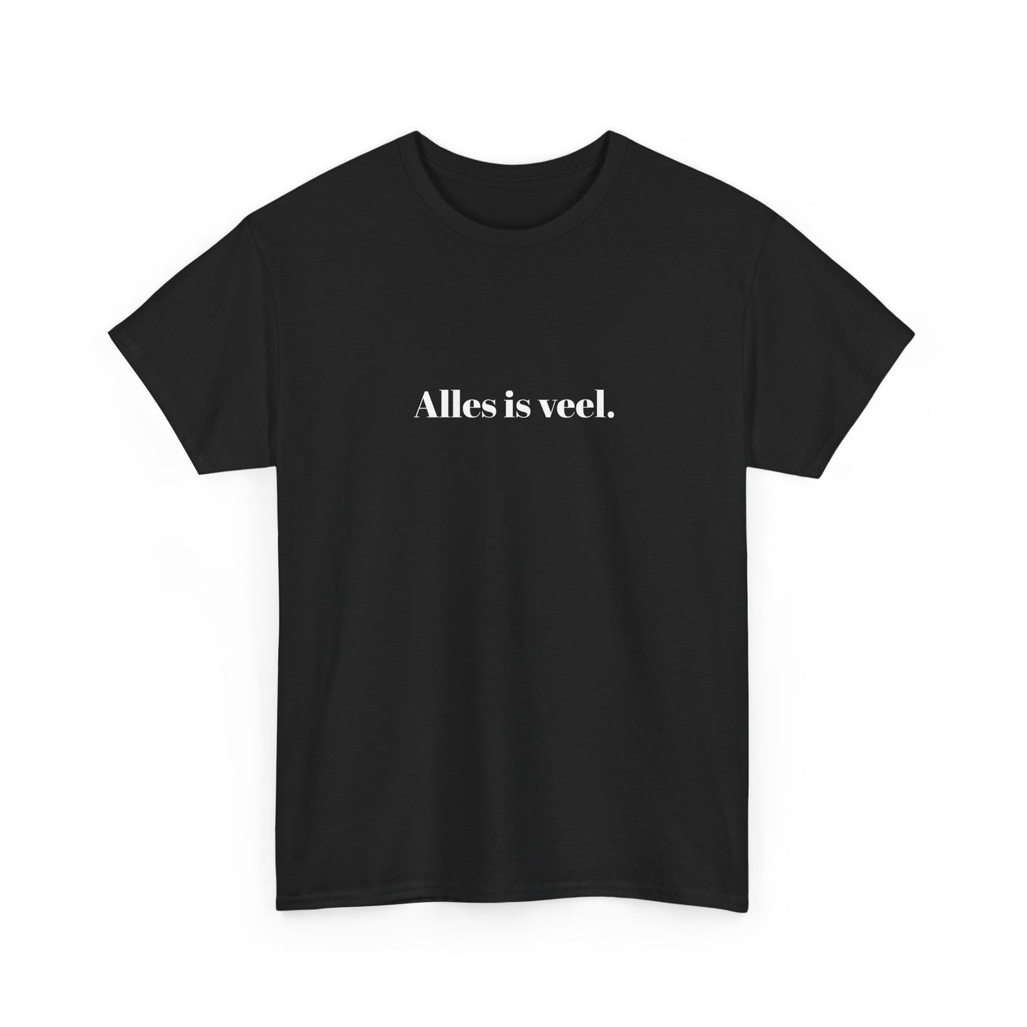 Alles is veel.