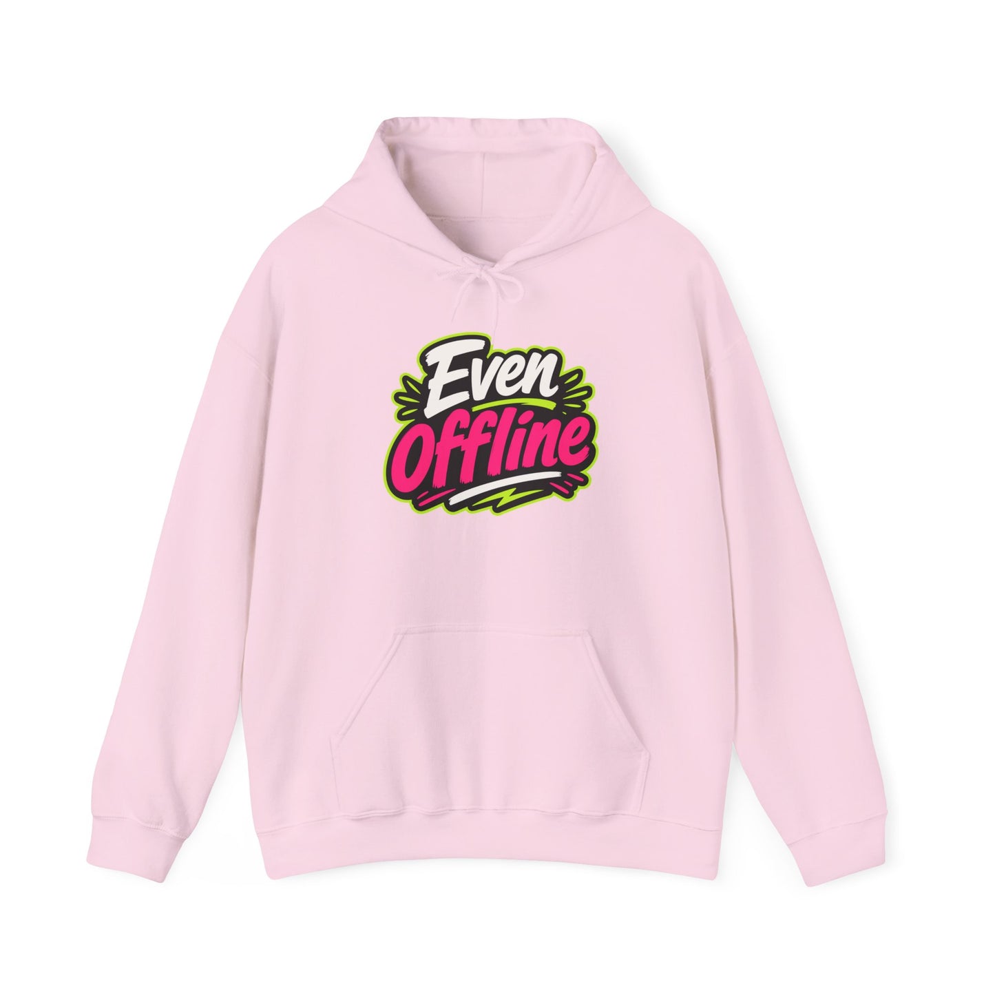 'Even offline' — Prikkels Hoodie