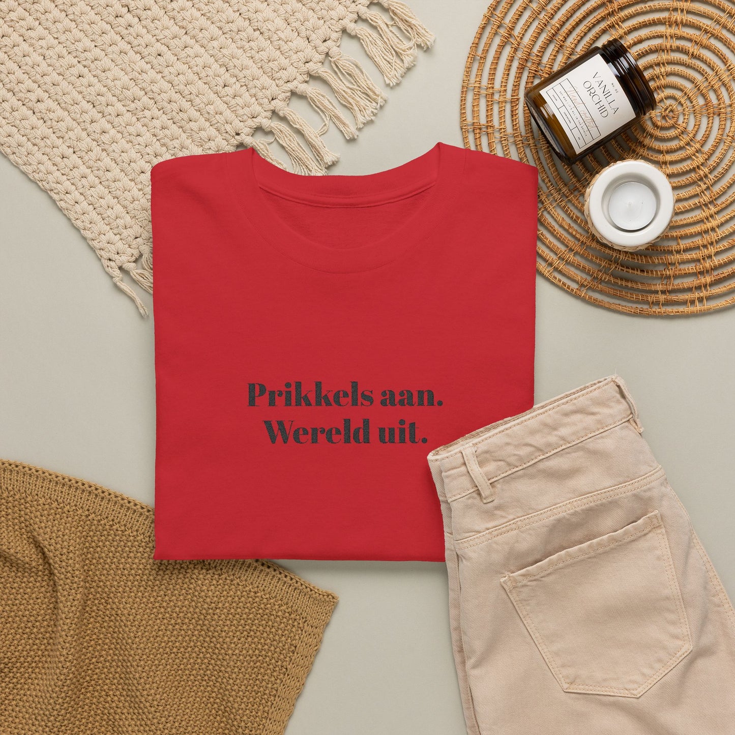 Prikkels aan. Wereld uit. - T‑Shirt