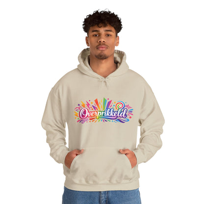 'Overprikkeld voorkant' — Prikkels Hoodie