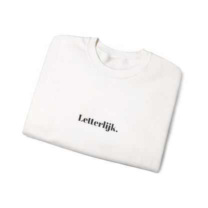 'Letterlijk.' - Prikkels trui