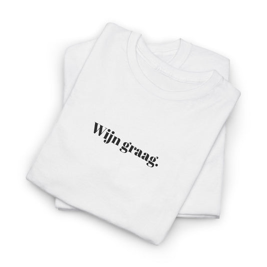 Wijn graag. T‑Shirt