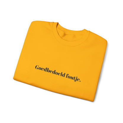 'Goedbedoeld foutje.' - Prikkels trui