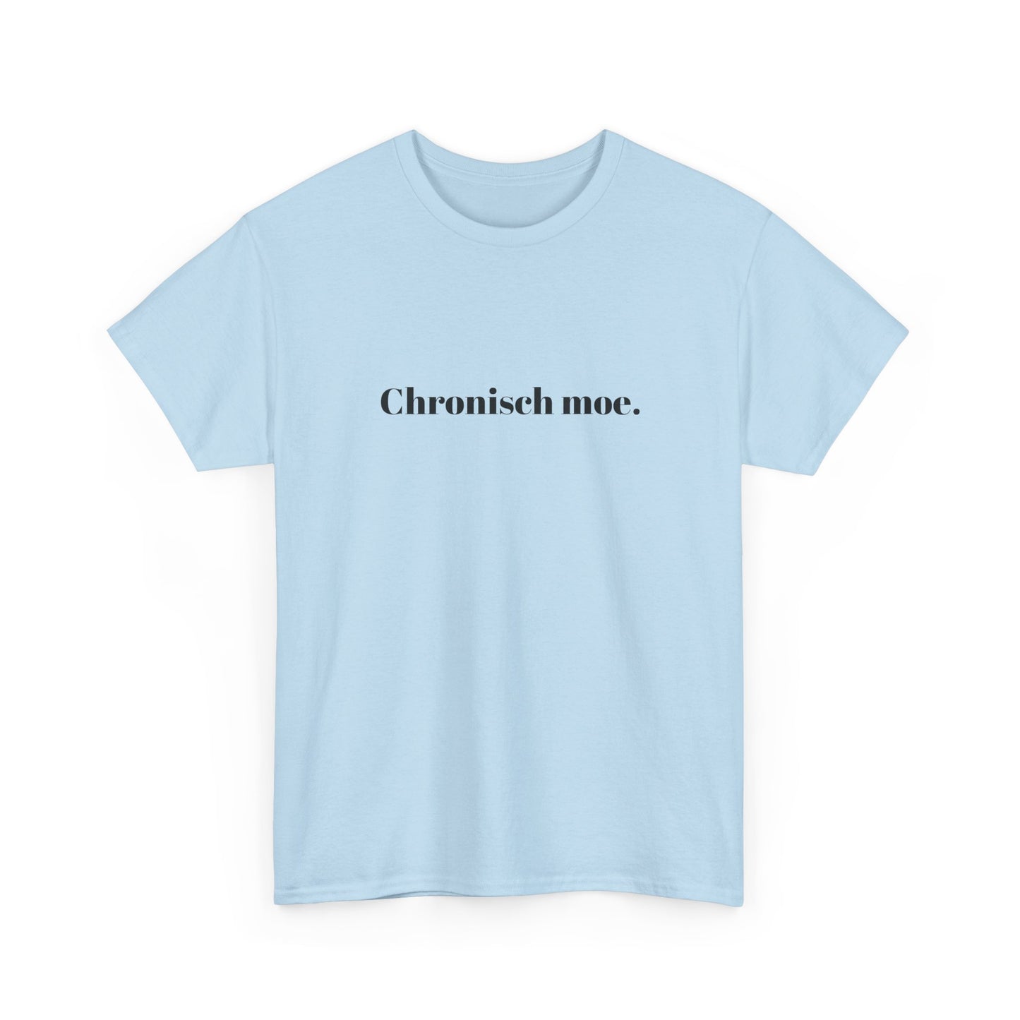 Chronisch moe.
