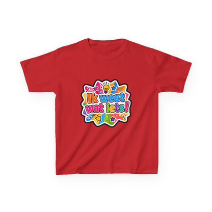 'Ik weet wat iets!' - Prikkels kids t-shirt