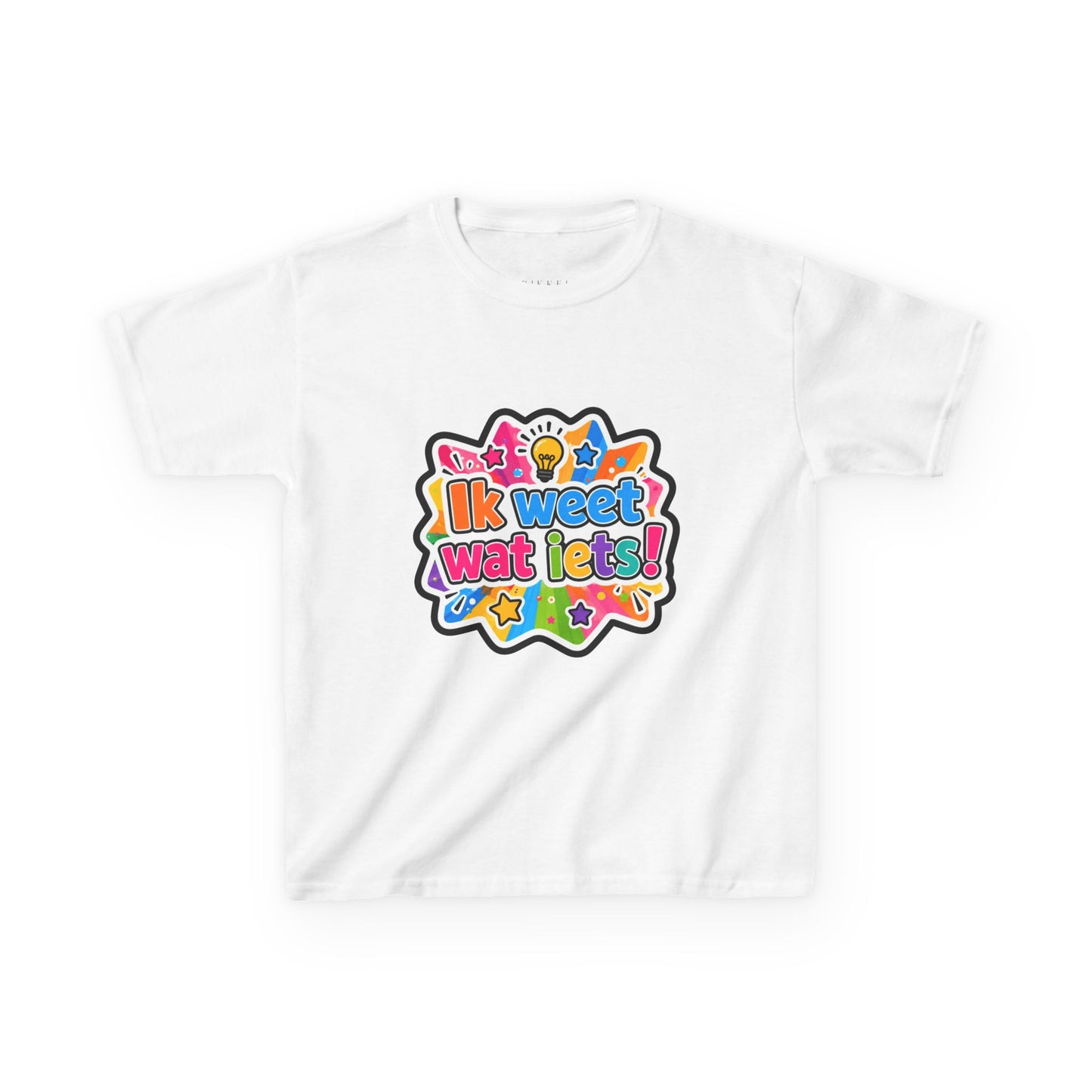 'Ik weet wat iets!' - Prikkels kids t-shirt