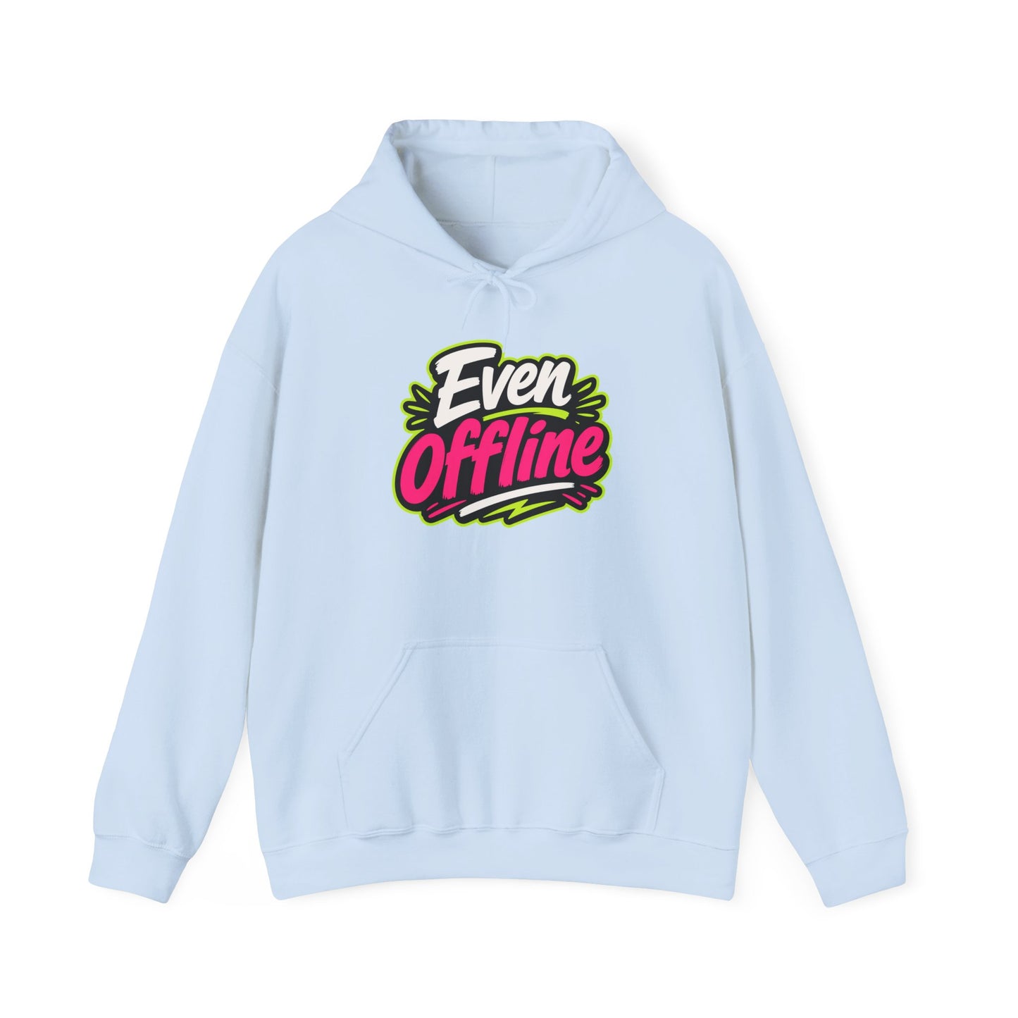 'Even offline' — Prikkels Hoodie