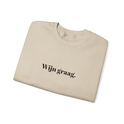 Wijn graag.