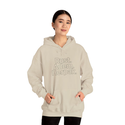 'Rust.Adem.Herpak.' — Prikkels Hoodie