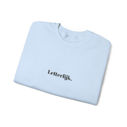 'Letterlijk.' - Prikkels trui