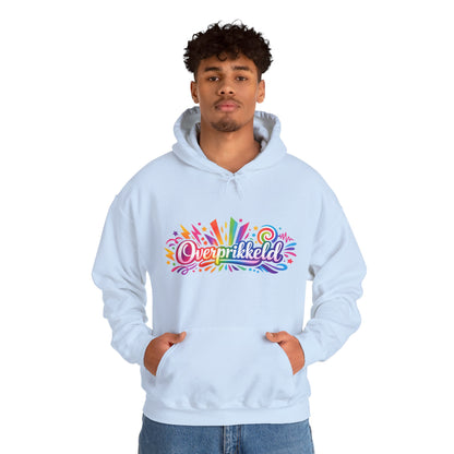 'Overprikkeld voorkant' — Prikkels Hoodie