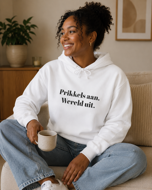 Prikkels aan. Wereld uit.