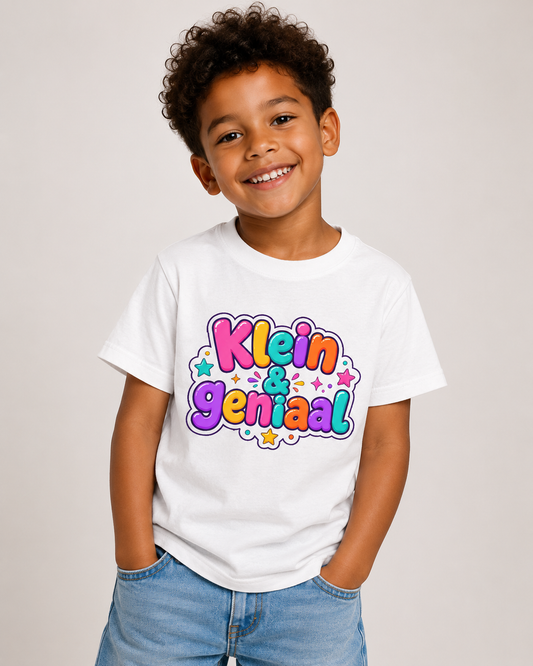 'Klein & geniaal' - Prikkels kids t-shirt
