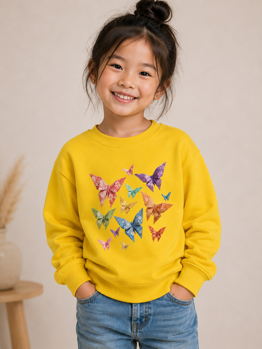 'Vlinders' - Prikkels kids trui
